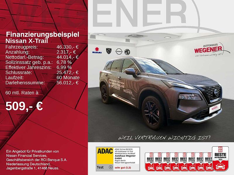 Nissan X-Trail 1.5 VC-T e-4ORCE 213 PS 4x4 Tekna 5 Sitze