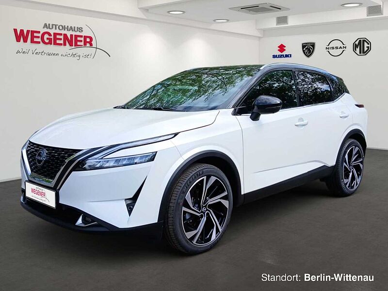 Nissan Qashqai 1.3 DIG-T MHEV TEKNA+ Bose Pano Leder 20'LM-Felgen Pearl-Lackierung