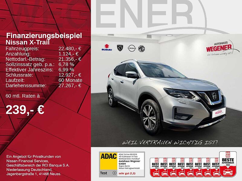 Nissan X-Trail 1.3 DIG-T N-CONNECTA KAMERA NAVI