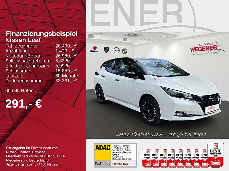 Nissan Leaf e+ 62 kWh N-CONNECTA LED Sitz- und Lenkradheizung