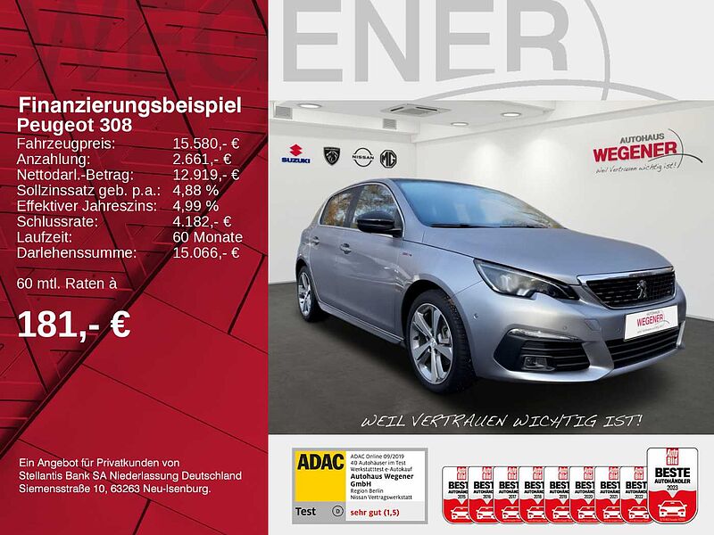 Peugeot 308 GT-Line 130 1.2 Pure Tech