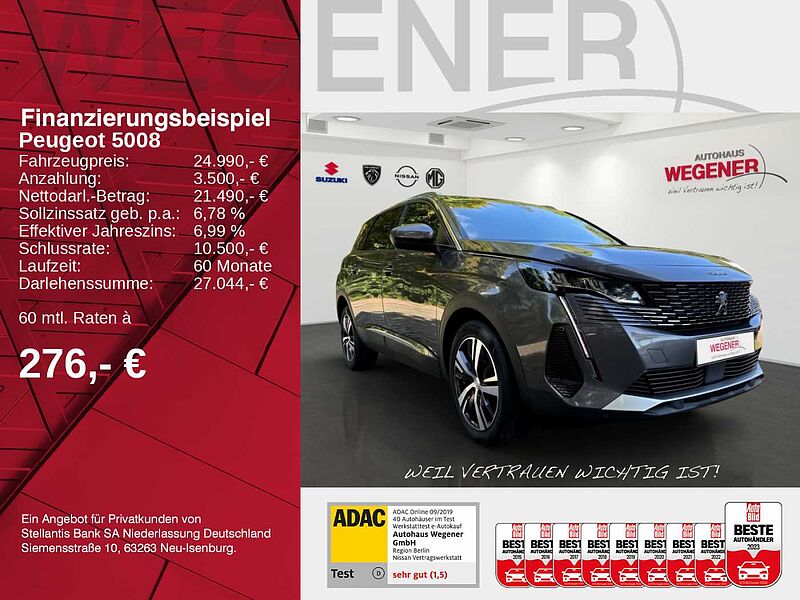 Peugeot 5008 Allure Pack 130EAT8 1.5 Blue Hdi *Kamera*