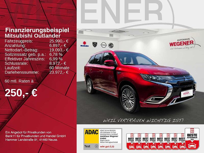 Mitsubishi Outlander PHEV 2.4 4WD SPIRIT PLUS ALLWETTER