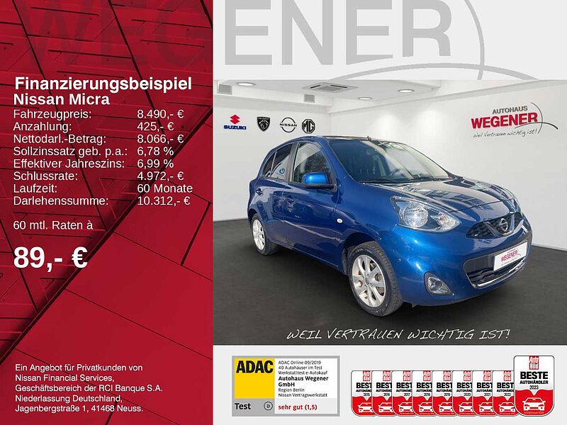 Nissan Micra 1.2 | TEKNA | PANO | KLIMA | ALLWETTER