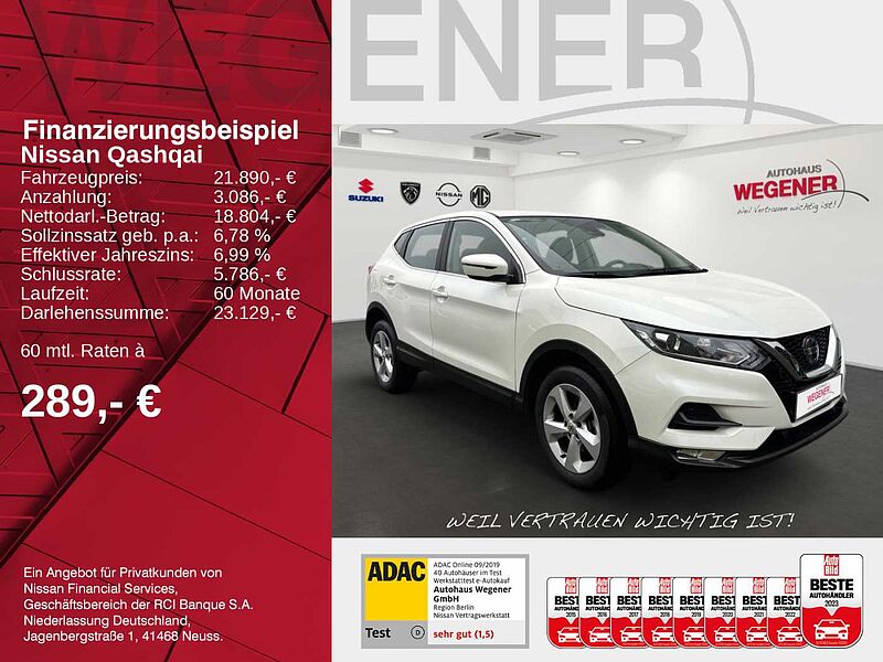 Nissan Qashqai AT NAVI KAMERA ALLWETTER SITZHEIZUNG