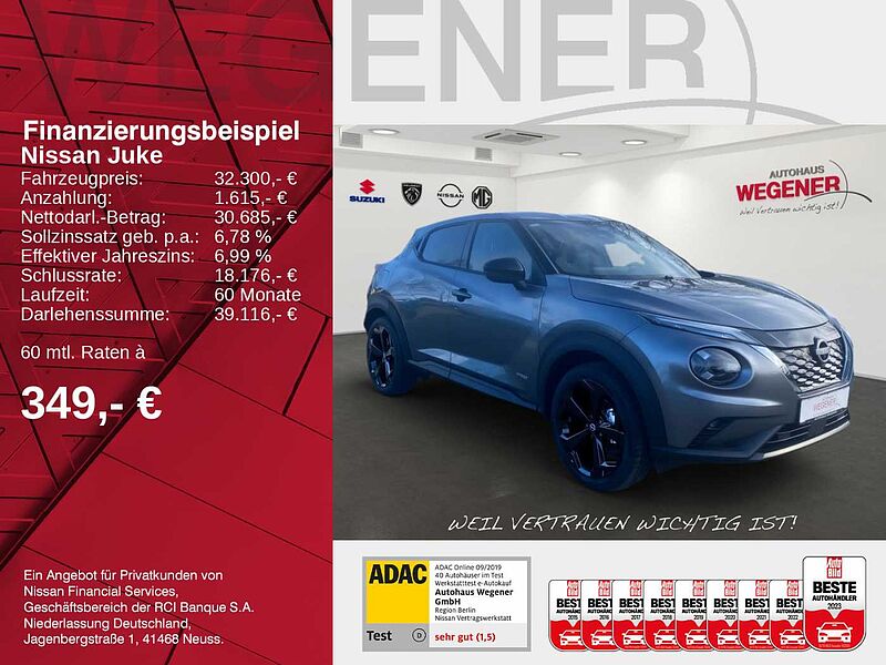 Nissan JUKE 1.6 HYBRID 143 PS 4AMT TEKNA