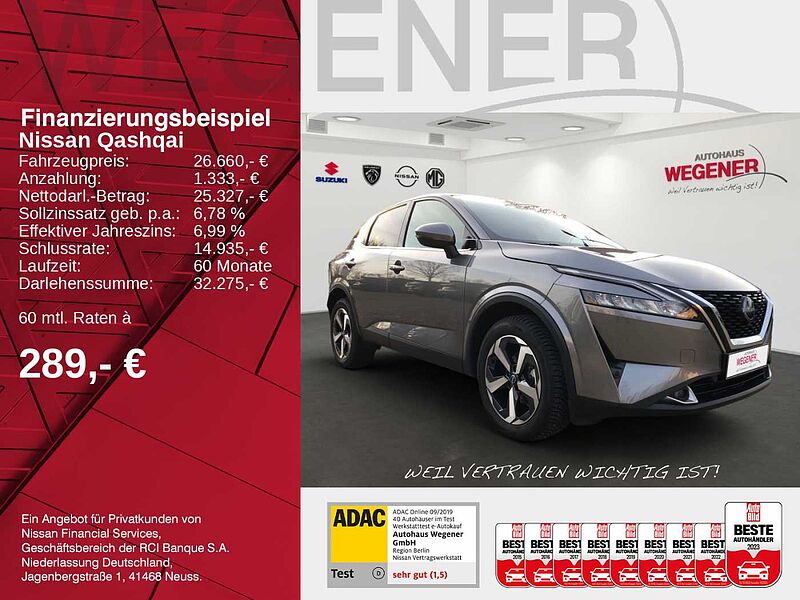 Nissan Qashqai N-CONNECTA+NAVI+WINTERPAKET+CARPLAY+SHZ