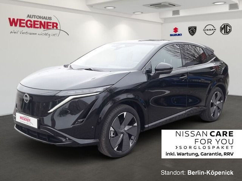 Nissan ARIYA e-4ORCE 87kWh (390PS)  Allrad Nappaledersitze-blau 20' LM-Felgen 20'