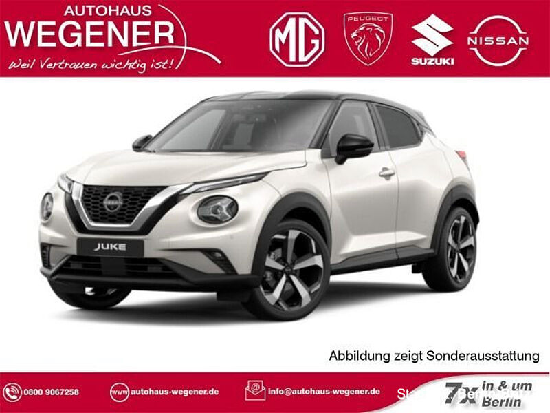 Nissan JUKE 1.6 HYBRID 143 PS 4AMT N-CONNECTA Tech ProPILOT Winter II 2 Farben BFS